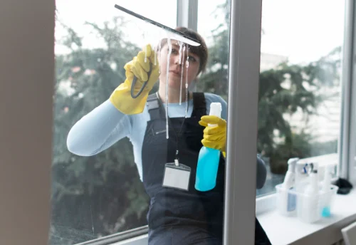 Nettoyage de vitres intérieures et extérieures à Colombier